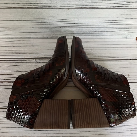 Free People Rusty Brown Leather Ankle Boot - Picture 5 of 7